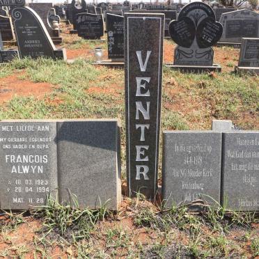 VENTER Francois Alwyn 1923-1994