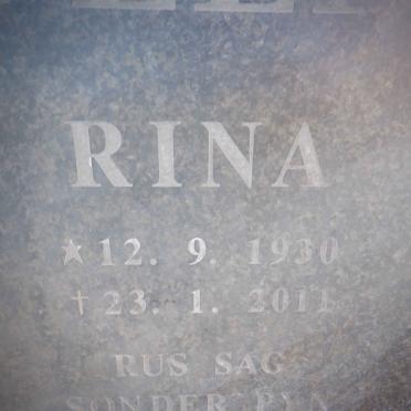 VERMEULEN du Preez 1925-1995 &amp; Rina 1930-2011