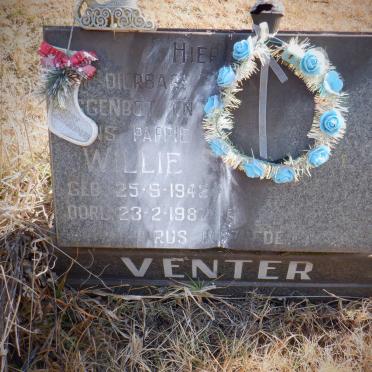 VENTER Willie 1942-1987