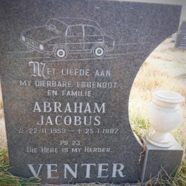 VENTER Abraham Jacobus 1959-1987