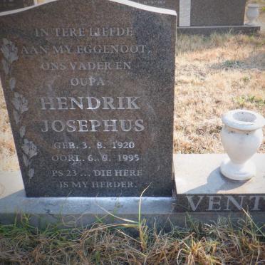 VENTER Hendrik Josephus 1920-1995