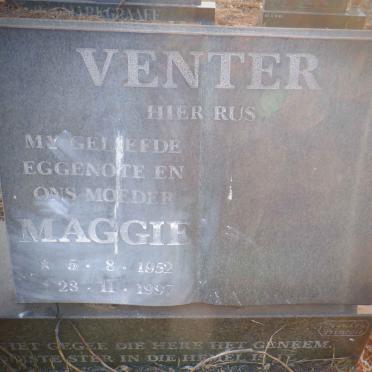 VENTER Maggie 1952-1997