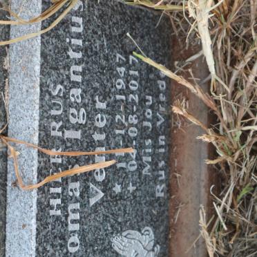 VENTER Thomas Ignatius 1947-2017