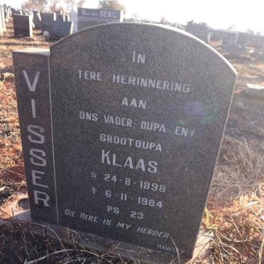 VISSER Klaas 1898-1984