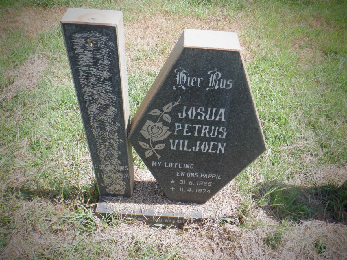 VILJOEN Josua Petrus 1925-1974