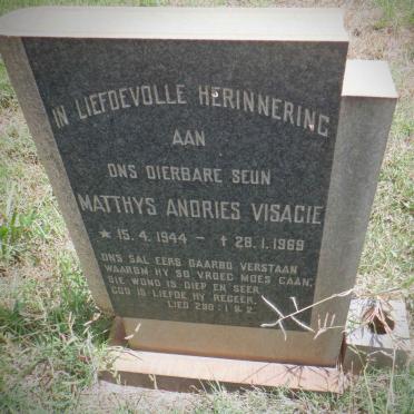 VISAGIE Matthys Andries 1944-1969