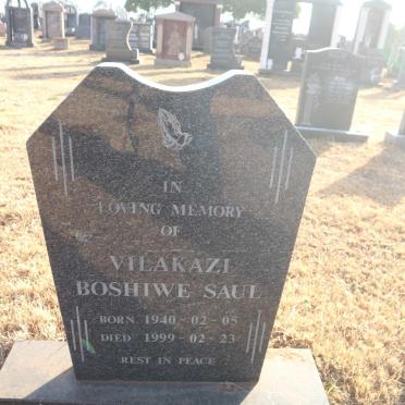 VILAKAZI Boshiwe Saul 1940-1999