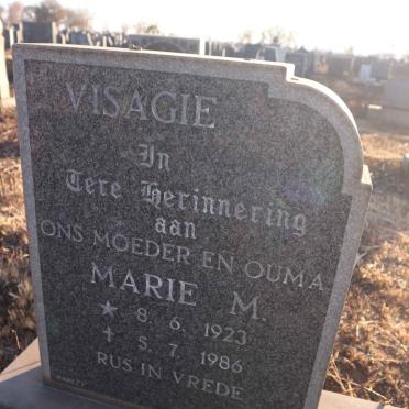 VISAGIE Marie M. 1923-1986