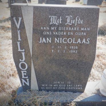 VILJOEN Jan Nicolaas 1926-1985