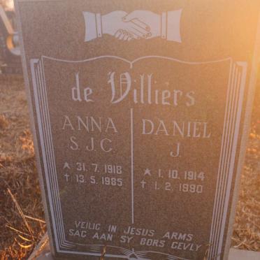 VILLIERS Daniël J., de 1914-1990 &amp; Anna S.J.C. 1918-1985