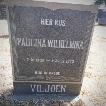 VILJOEN Paulina Wilhelmina 1890-1972