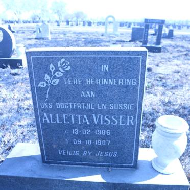 VISSER Alletta 1986-1987