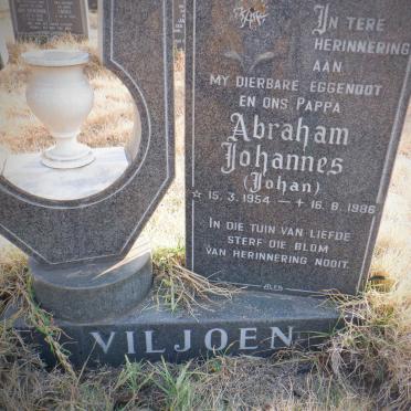 VILJOEN Abraham Johannes 1954-1986