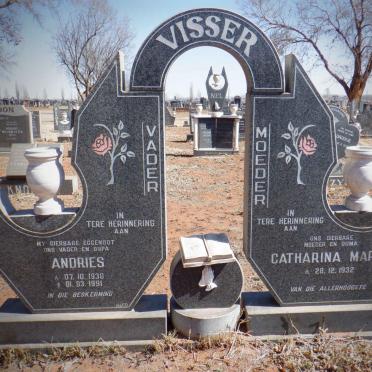 VISSER Andries 1930-1991 &amp; Catharina Maria 1932-
