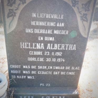 VILJOEN Helena Albertha 1912-1974