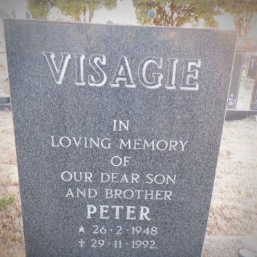 VISAGIE Peter 1948-1992