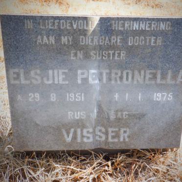VISSER Elsjie Petronella 1951-1975