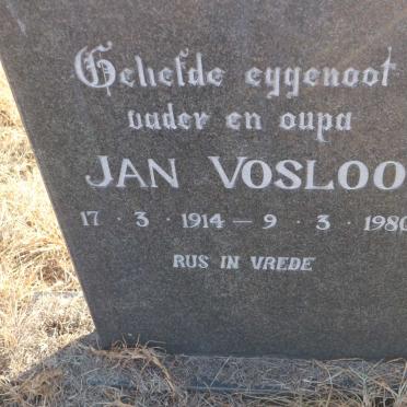 VOSLOO Jan 1914-1980