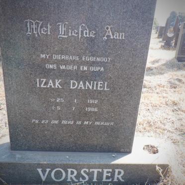 VORSTER Izak Daniel 1912-1986
