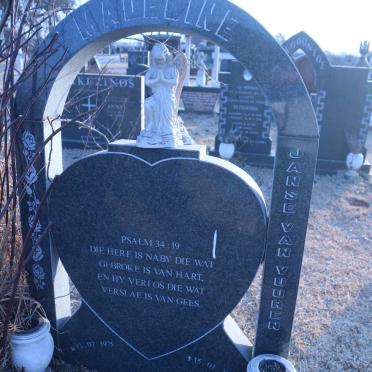 VUUREN Madeline, Janse van 1975-2003
