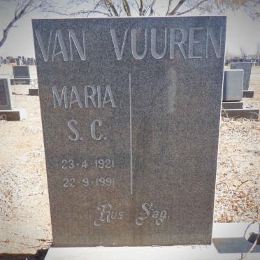 VUUREN Maria S.C., van 1921-1991