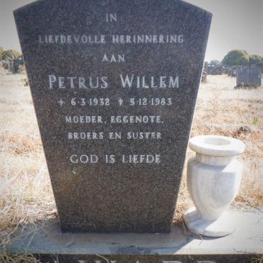 WARD Petrus Willem 1932-1983