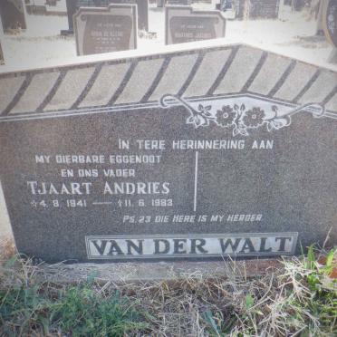 WALT Tjaart Andries, van der 1941-1983