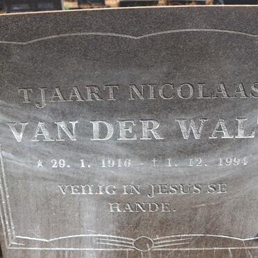 WALT Tjaart Nicolaas, van der 1916-1994 &amp; Jacoba Johanna 1922-