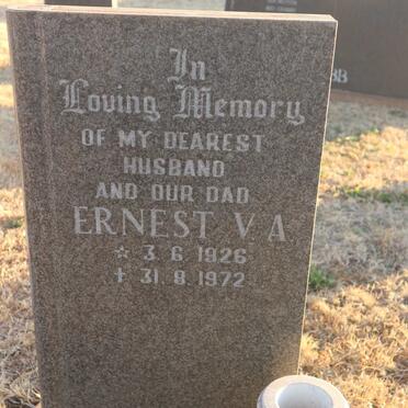 WADDELL Ernest V.A. 1926-1972