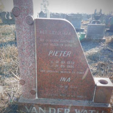 WATH Pieter, van der 1939-1996 &amp; Ina 1944-