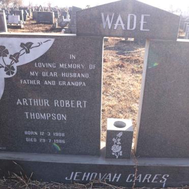 WADE Arthur Robert Thompson 1908-1986