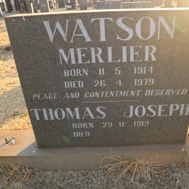 WATSON Thomas Joseph 1919- &amp; Merlier 1914-1979