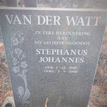 WATT Stephanus Johannes, van der 1949-2000