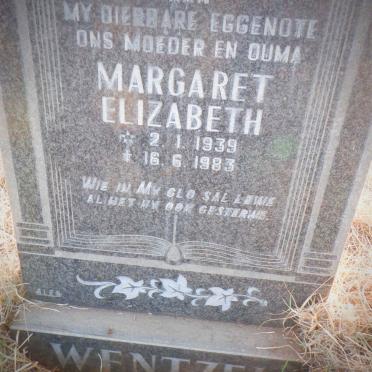 WENTZEL Margaret Elizabeth 1939-1983
