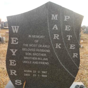 WEYERS Mark Peter 1967-1999 