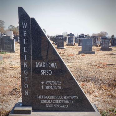 WELLINGTON Makhoba Sfiso 1977-2004