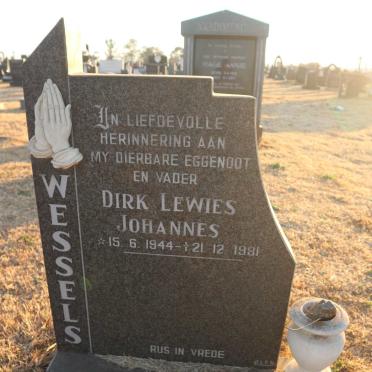 WESSELS Dirk Lewies Johannes 1944-1981