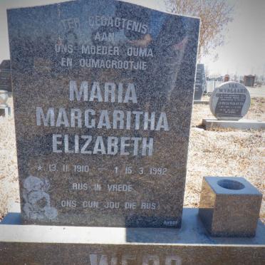 WEBB Maria Margaritha Elizabeth 1910-1992