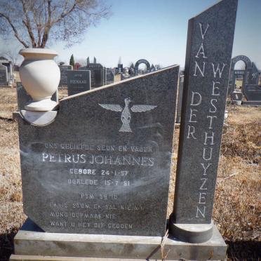 WESTHUYZEN Petrus Johannes, van der 1957-1991