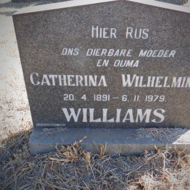 WILLIAMS Catherina Wilhelmina 1891-1979