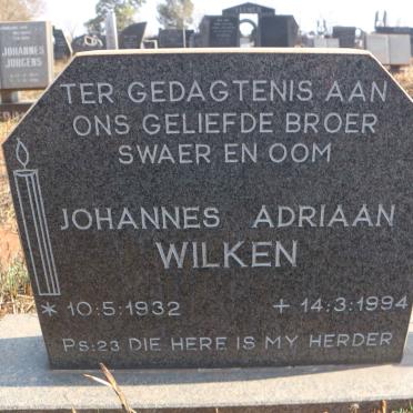 WILKEN Johannes Adriaan 1932-1994