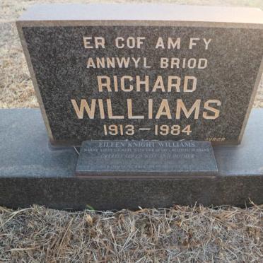 WILLIAMS Richard 1913-1984 &amp; Eileen Knight 1911-1998