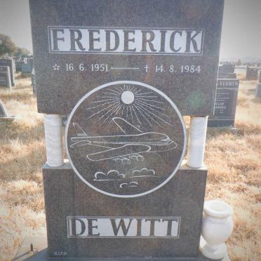 WITT Frederick, de 1951-1984