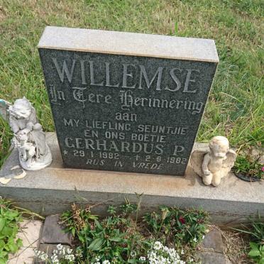 WILLEMSE Gerhardus P. 1982-1982 