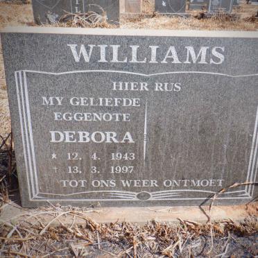 WILLIAMS Debora 1943-1997