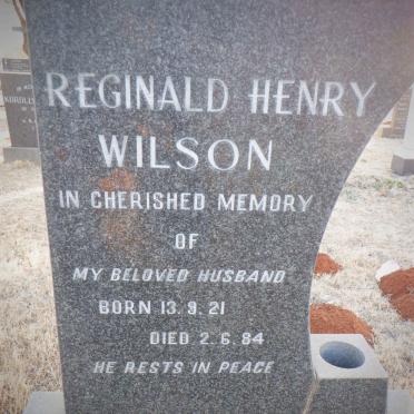 WILSON Reginald Henry 1921-1984