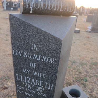 WOODHEAD Elizabeth 1904-1972