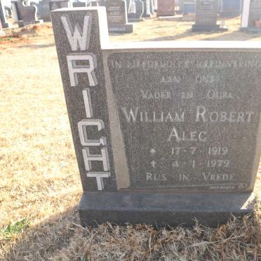 WRIGHT William Robert Alec 1919-1979