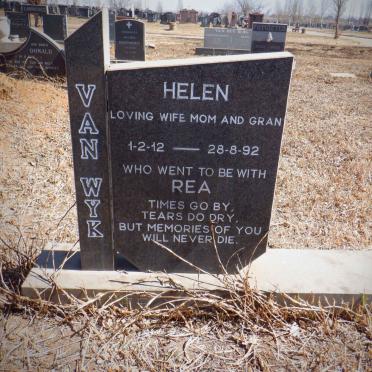WYK Helen, van 1912-1992