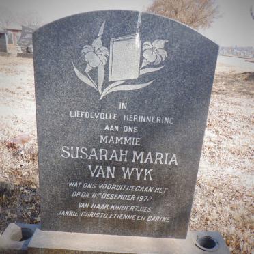 WYK Susarah Maria, van -1972